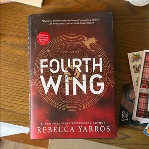 Fourth Wing Holiday Edition with sprayed edges